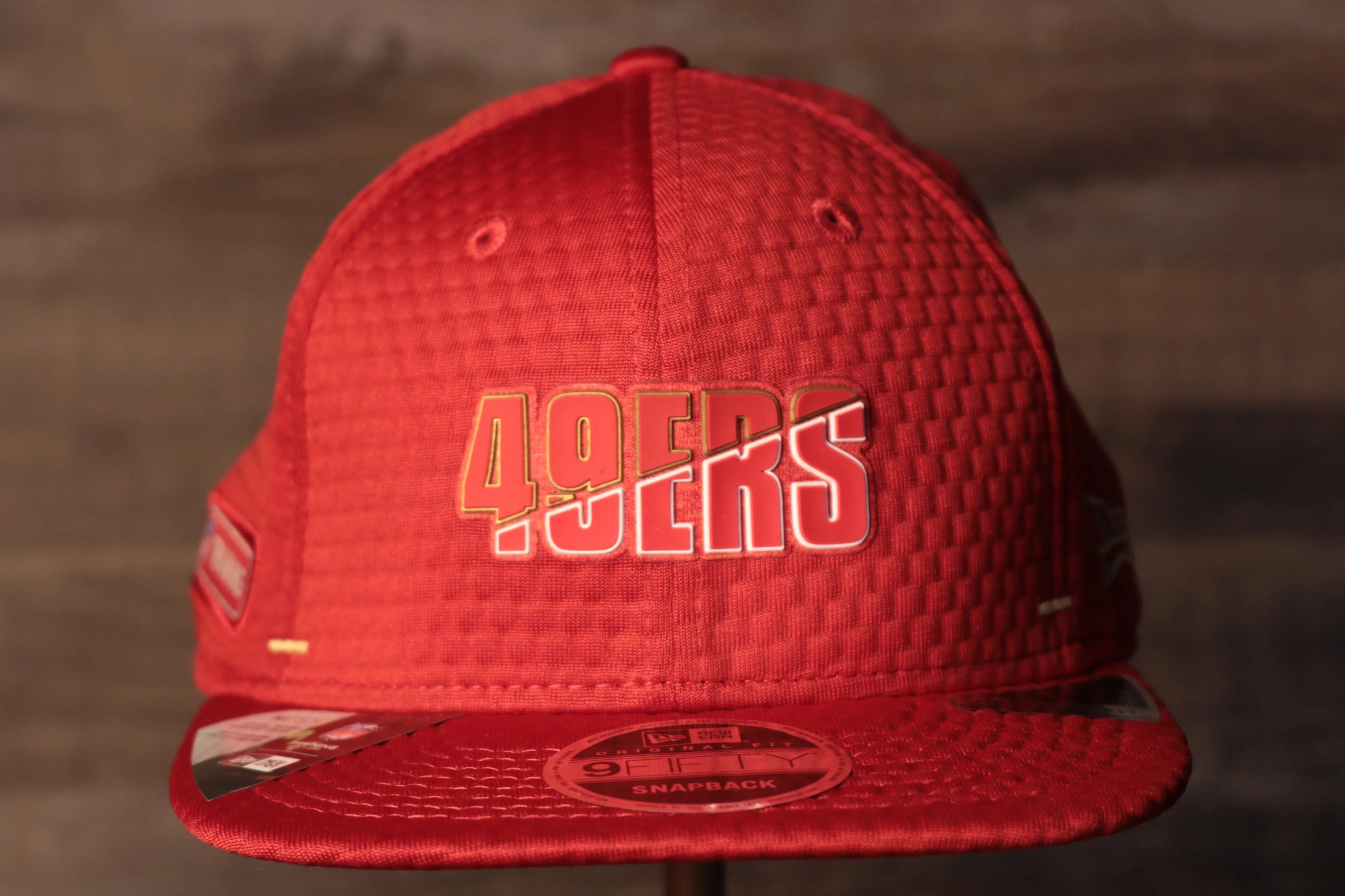 49ers 2020 Training Camp Snapback Hat | San Francisco 2020 On-Field Red Training Camp Snap Cap