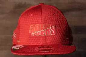 49ers 2020 Training Camp Snapback Hat | San Francisco 2020 On-Field Red Training Camp Snap Cap