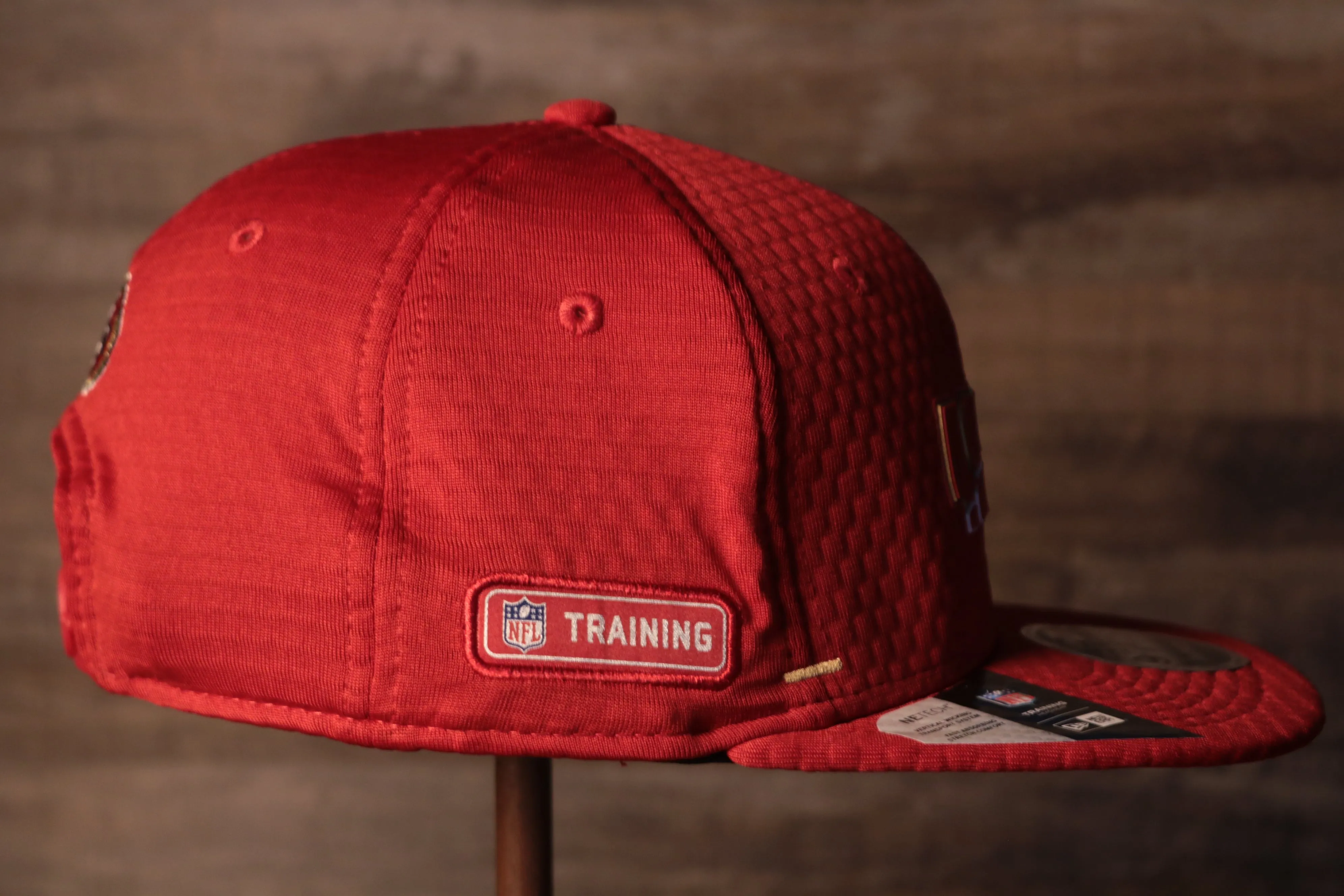 49ers 2020 Training Camp Snapback Hat | San Francisco 2020 On-Field Red Training Camp Snap Cap