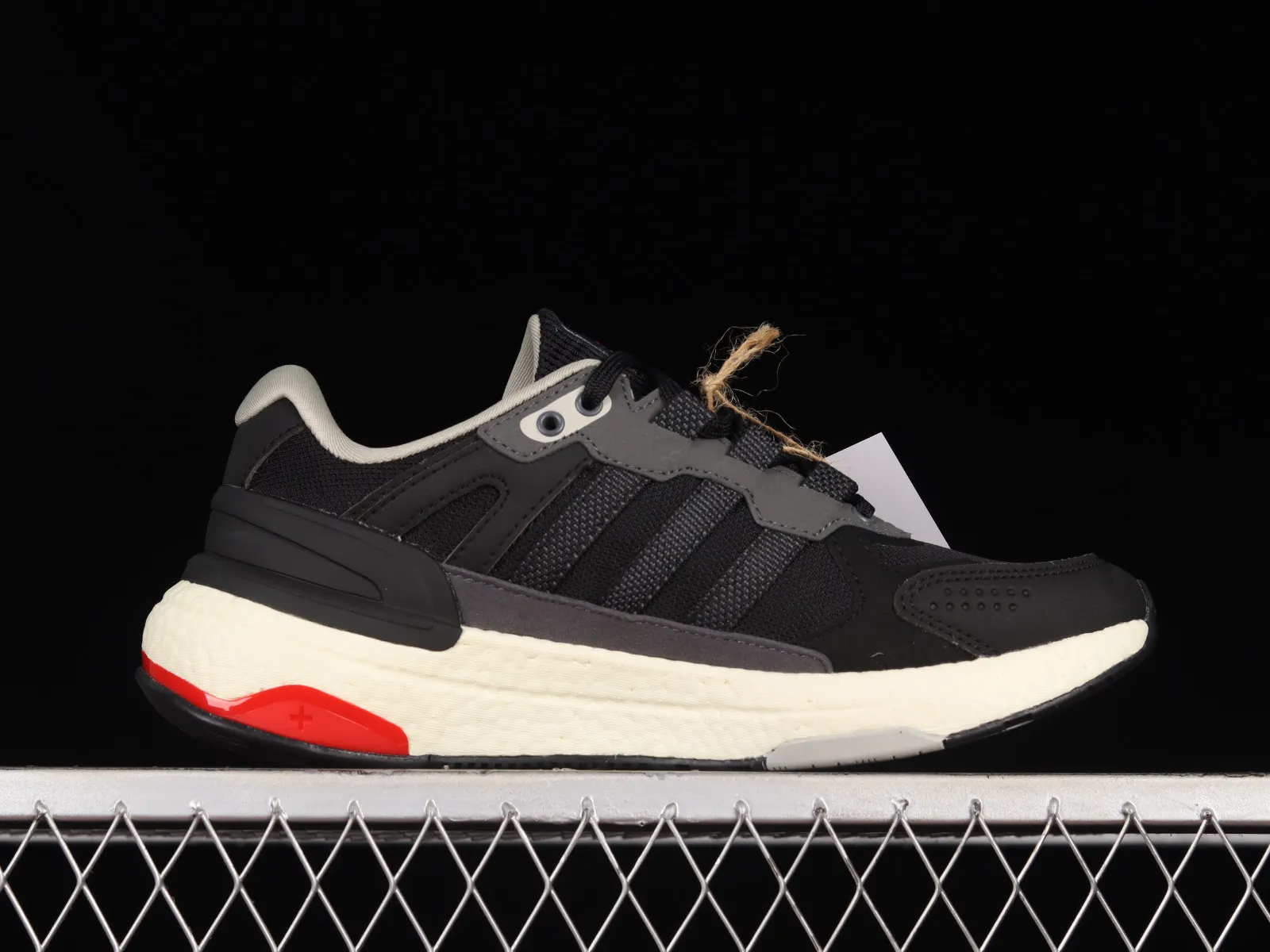 Adidas Equipment+ Core Black Cloud White Red HQ3651