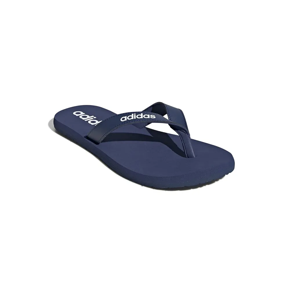 Adidas Men's Eezay Flip Flops Slipper (Tech Indigo/Cloud White/Tech Indigo)