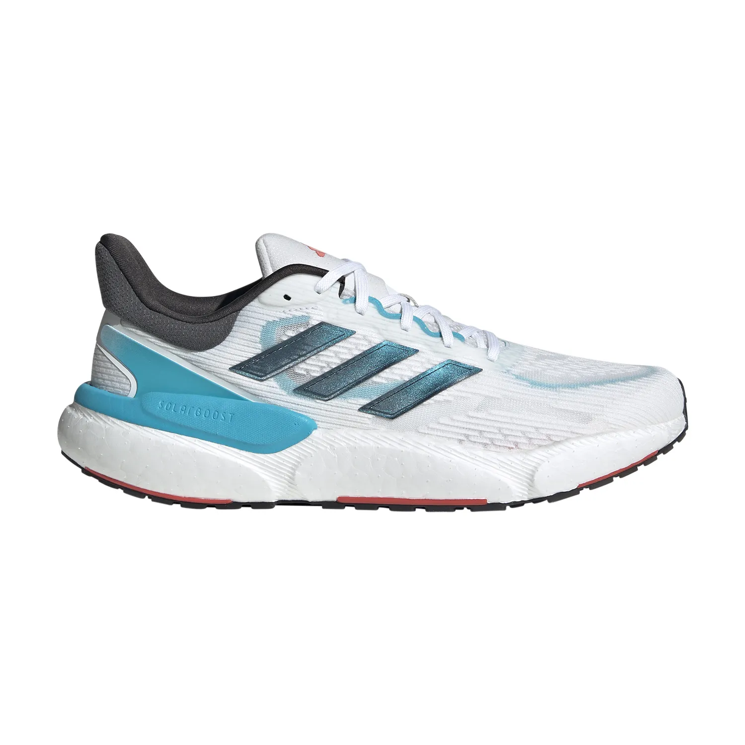 adidas Solar Boost 5  Cloud White/Core Black/Lucid Cyan