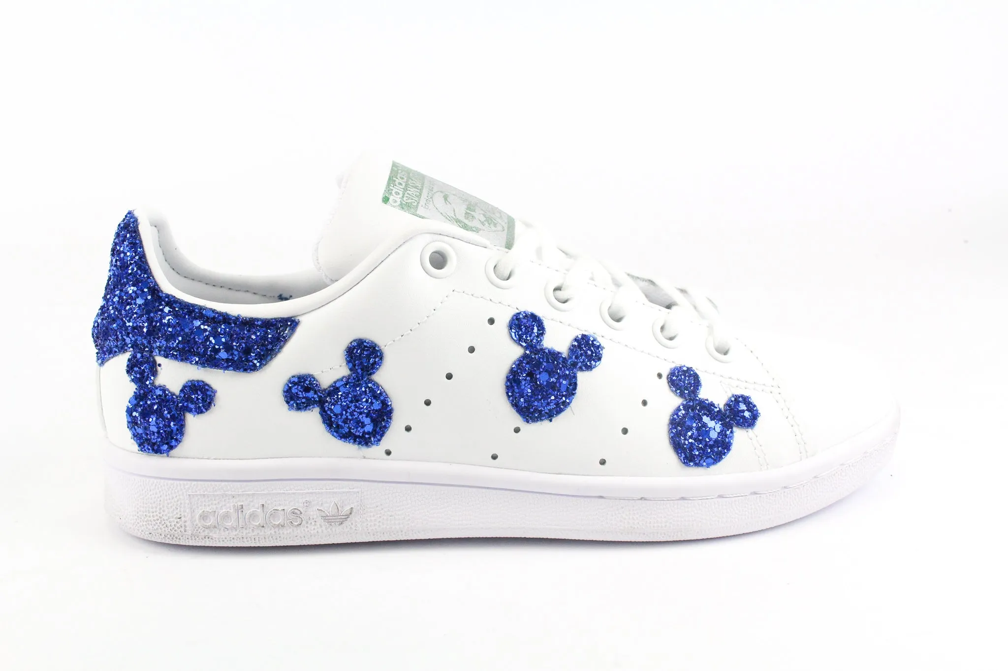 Adidas Stan Smith Topolini Bluette Glitter