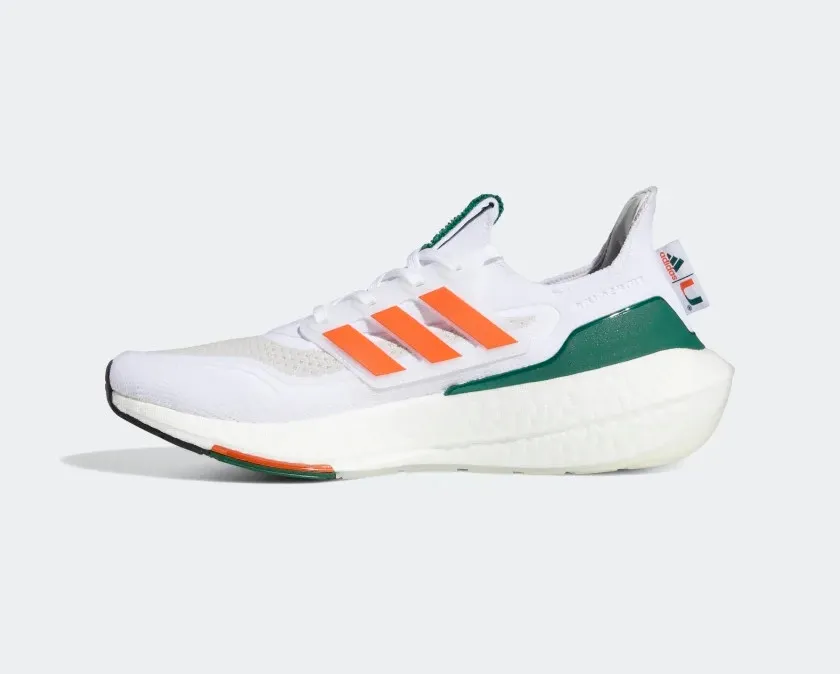 Adidas Ultra Boost 21 Miami Cloud White Team Orange Grey One GX7966