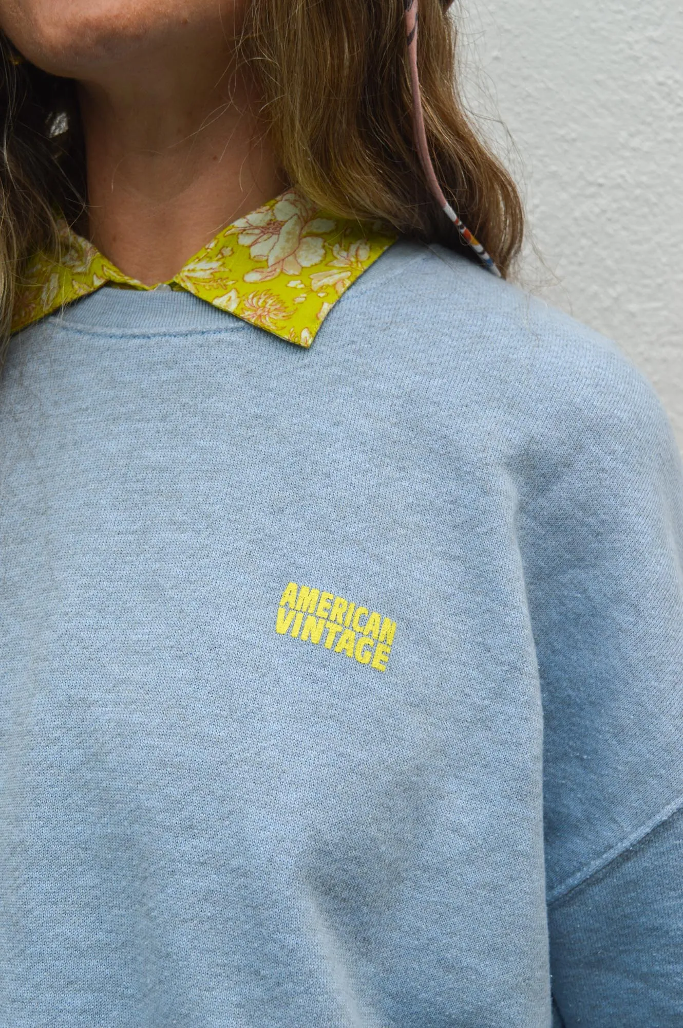 American Vintage Doven Overdyed Frozen Sweatshirt