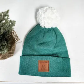 Ampersand Avenue Pom Beanie - Forest Green