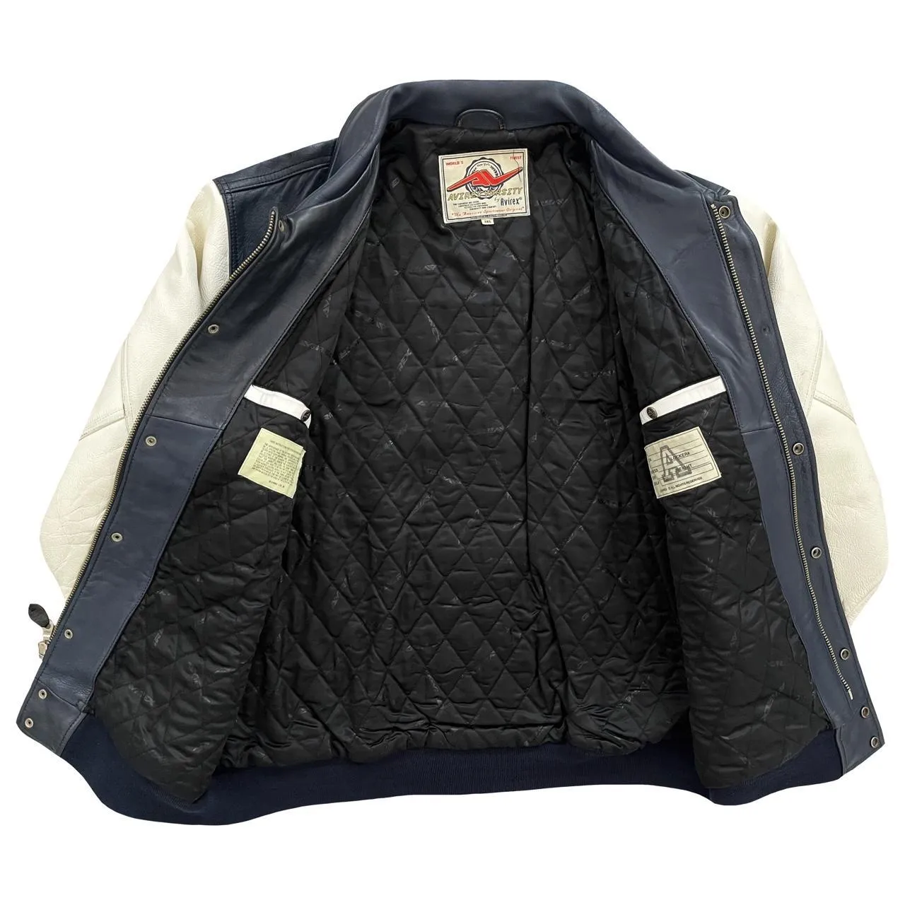 Avirex Leather Varsity Jacket