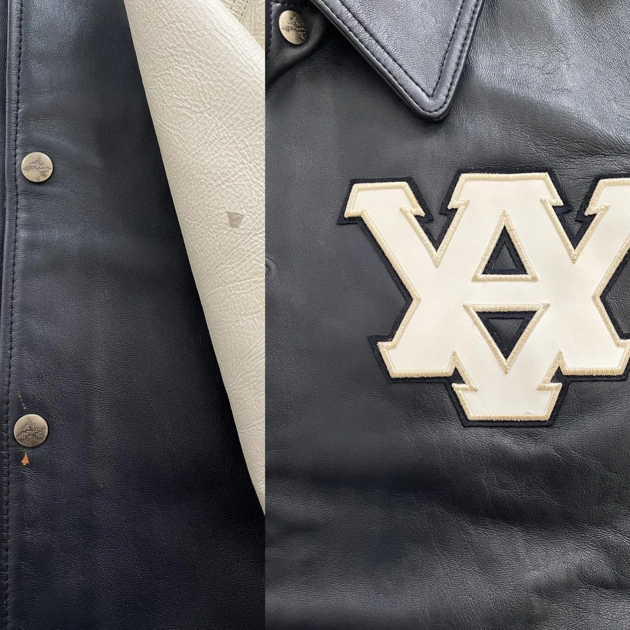 Avirex Leather Varsity Jacket