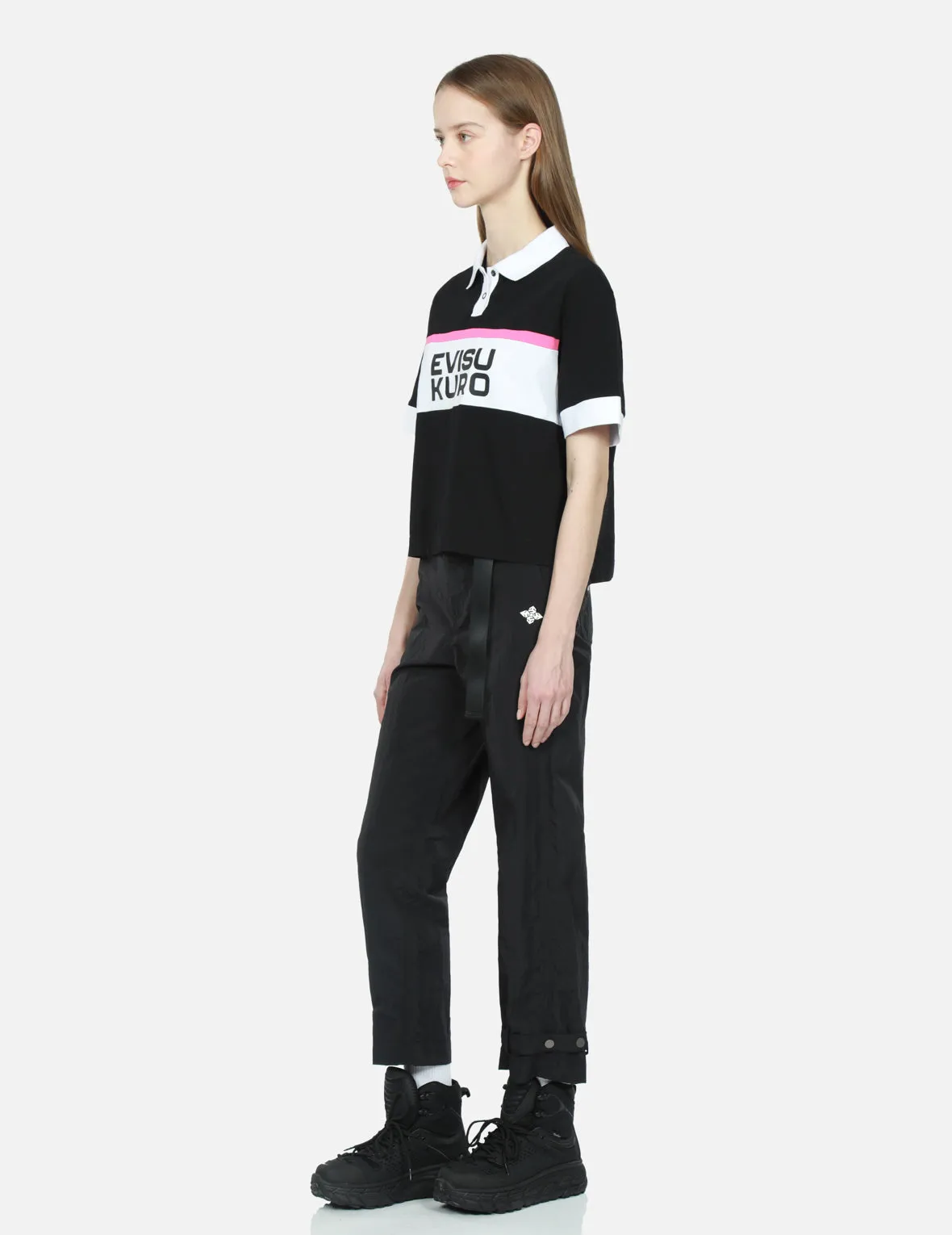 Belted Cuff Tapered Pants