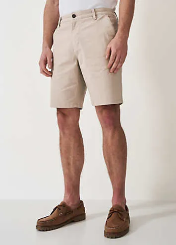 Bermuda Chino Stretch Shorts by Crew Clothing Company | Look Again