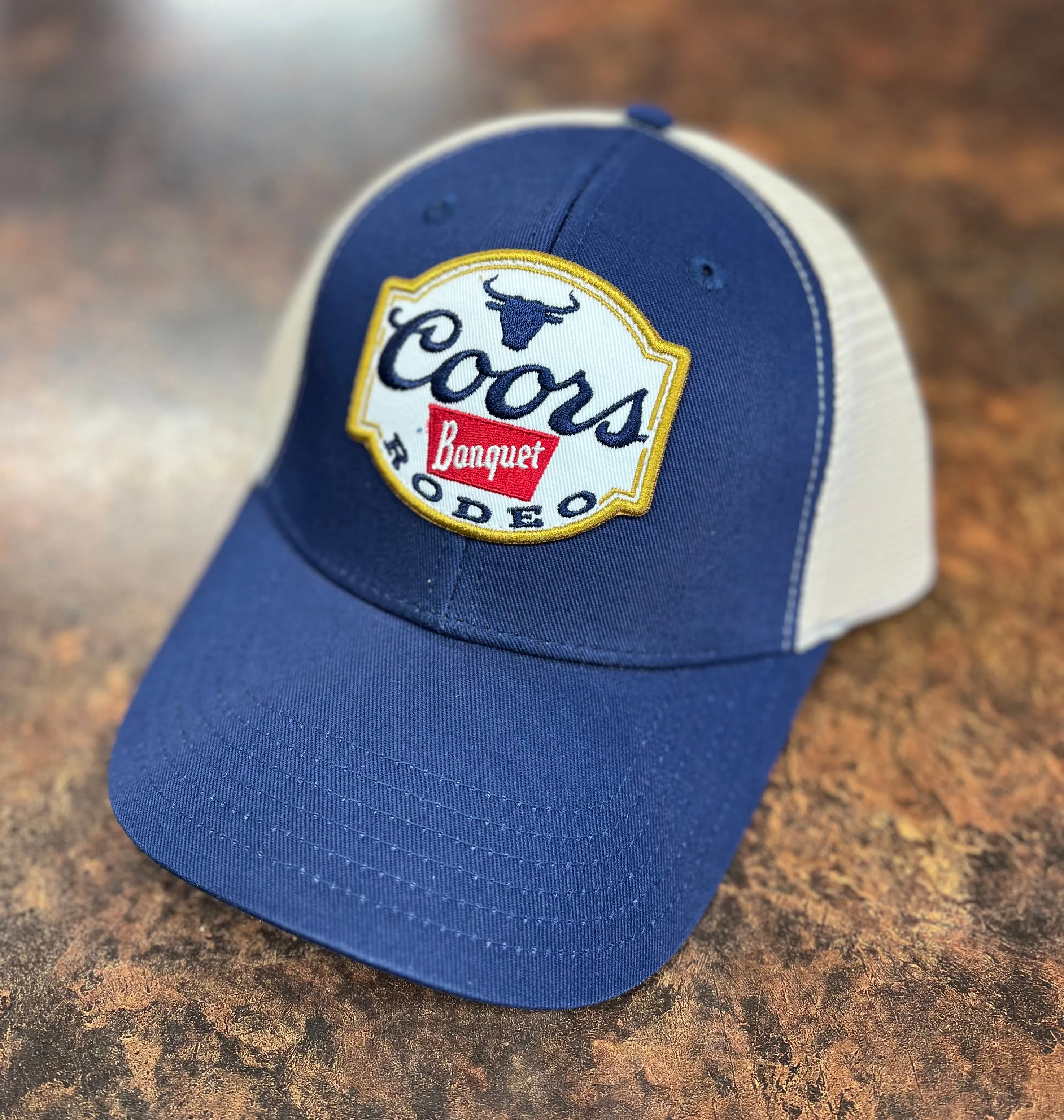 Blue Coors Banquet Rodeo Baseball cap