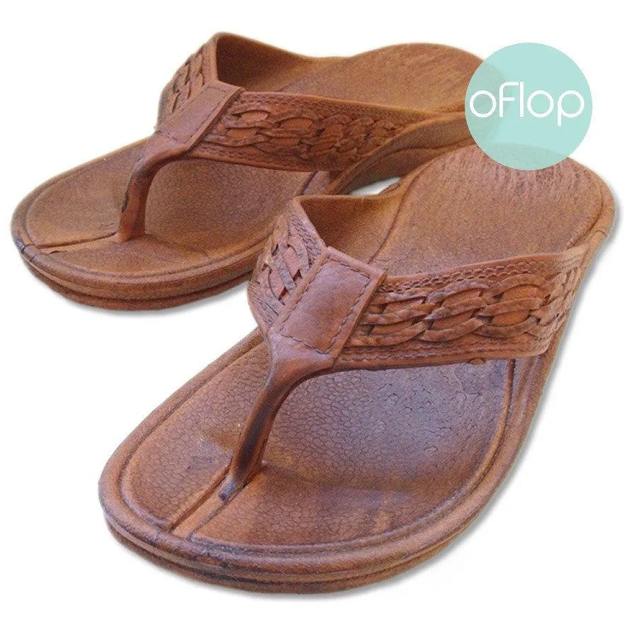 Brown Shaka -- Pali Hawaii ® Flip Flops