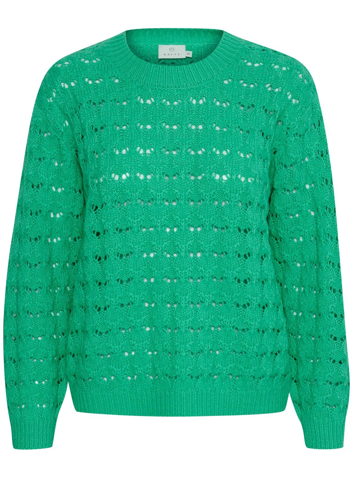 Buy KAFFE Elena Lace Knit Pullover Green M | Jumpers | Tu