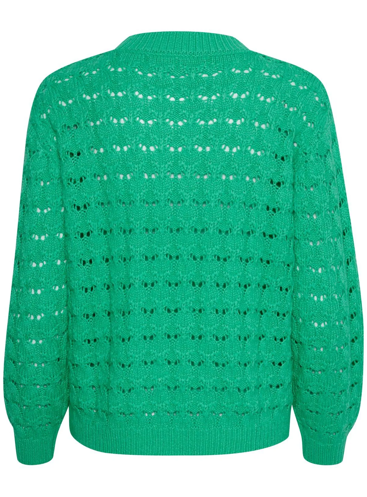 Buy KAFFE Elena Lace Knit Pullover Green M | Jumpers | Tu