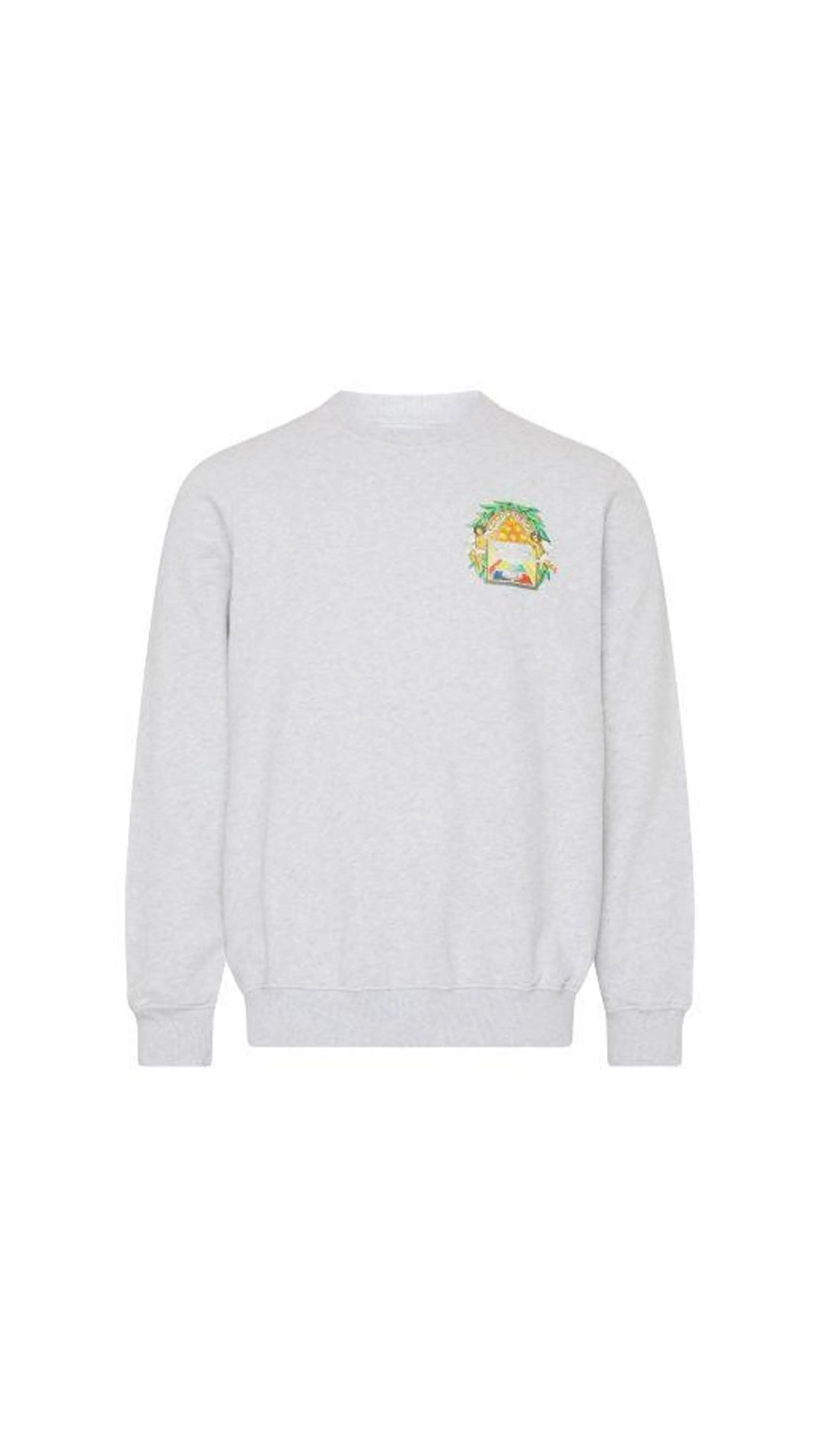 Casablancabrand Triomphe D'orange Sweatshirt - Grey