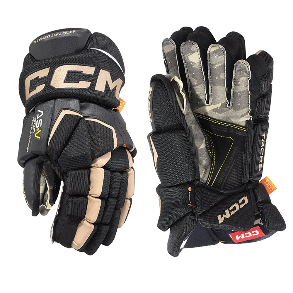 CCM TACKS AS-V PRO SENIOR HOCKEY GLOVES