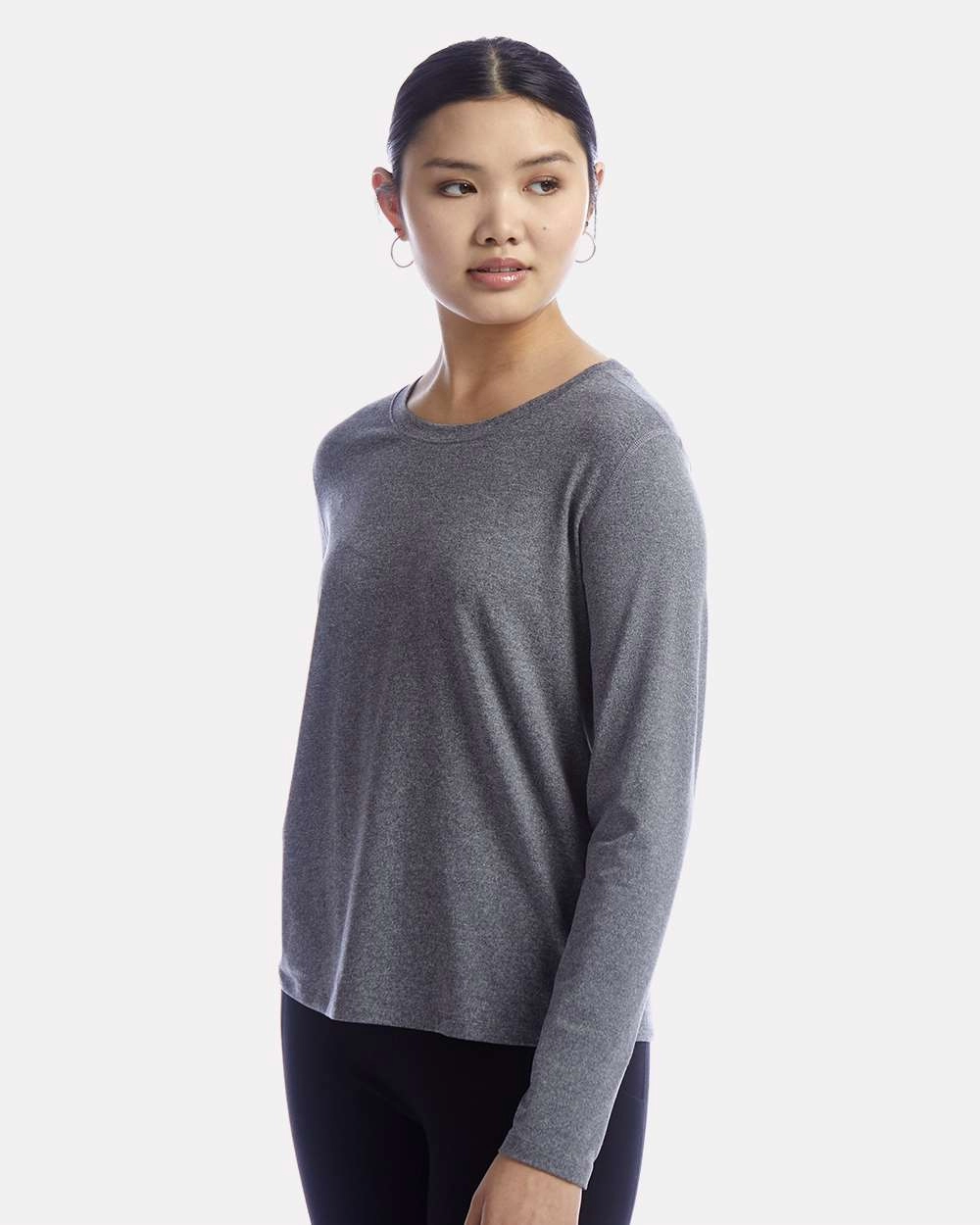 Champion Clothing CHP140 Women's Sport Soft Touch Long Sleeve T-Shirt SKU: CHP140