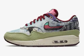 Concepts x Nike Air Max 1 SP Mellow Oil Green Black Team Red Sail DN1803-300