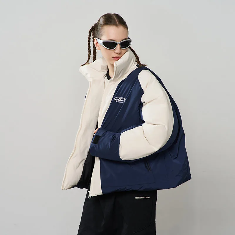 Contrast Color Padded Down Jacket