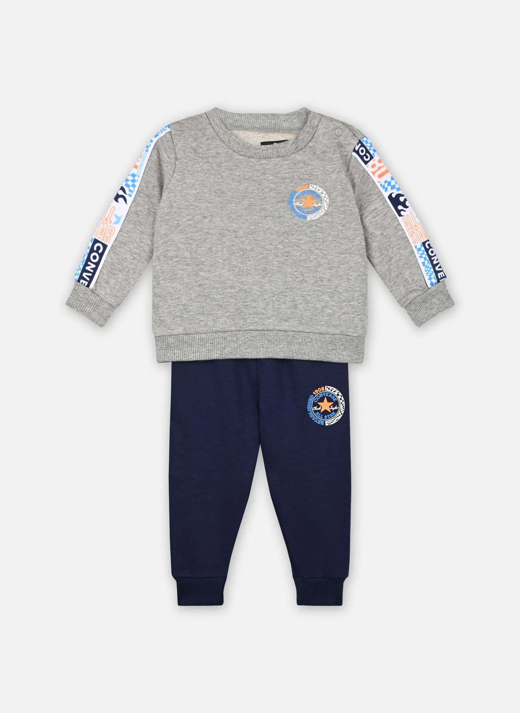 Converse ApparelLittle Kicks Crew Set - Azzurro