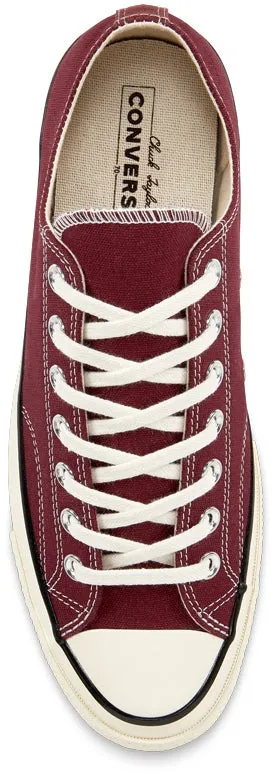 Converse Chuck Taylor All Star 70s Low Top Dark Burgundy/Black/Egret