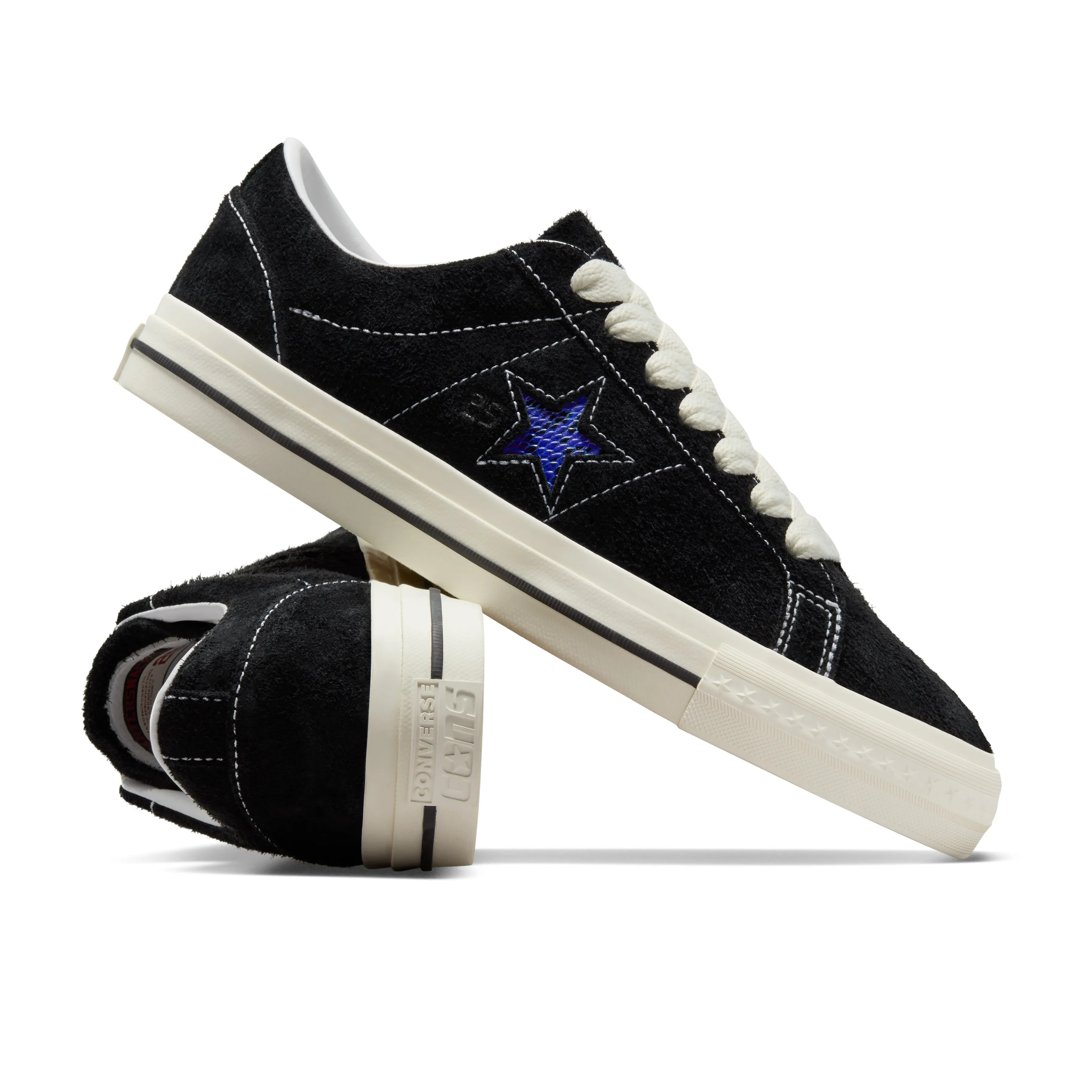 Converse CONS x Quartersnacks One Star Pro Ox Black/Egret/Hyper Blue