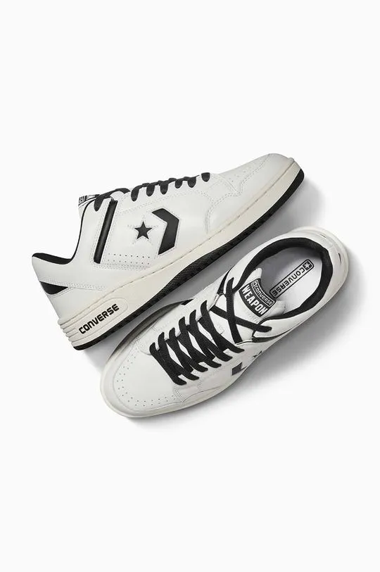 Converse leather sneakers Weapon Old Money white color A07239C