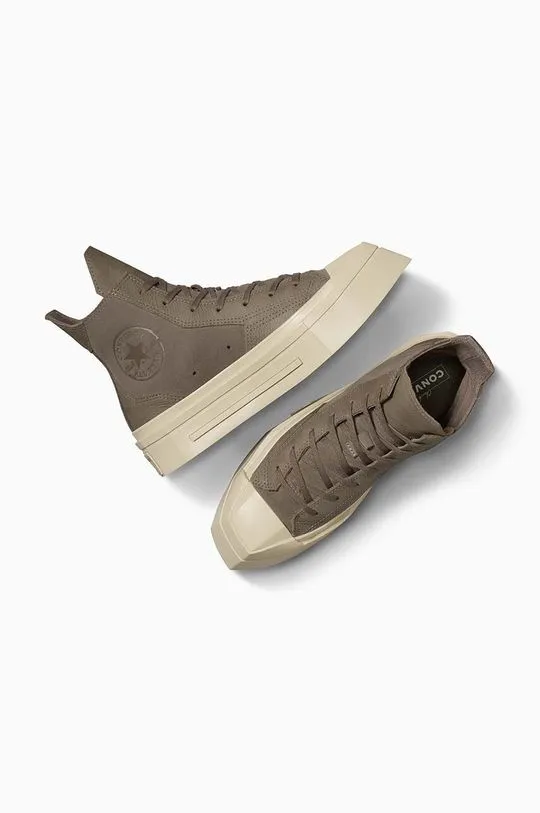 Converse trainers Chuck 70 De Luxe Squared Coffee Break gray color A10420C