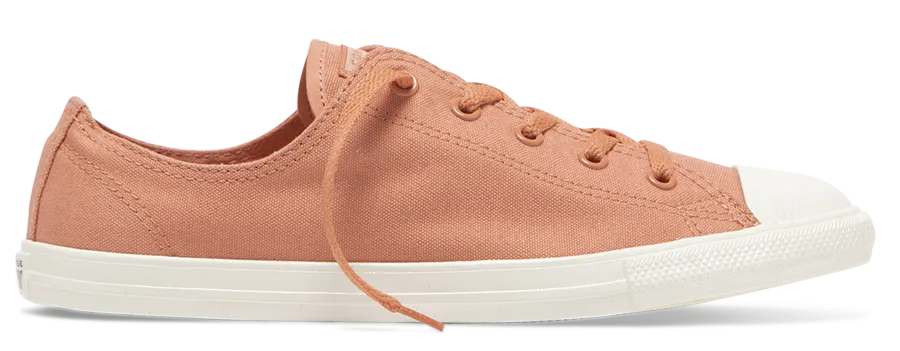 Converse Women's Chuck Taylor All Star Dainty Low Top Desert Peach/ Particle Beige