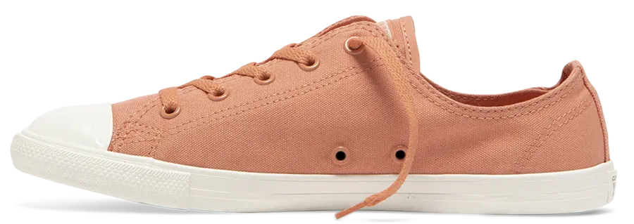 Converse Women's Chuck Taylor All Star Dainty Low Top Desert Peach/ Particle Beige