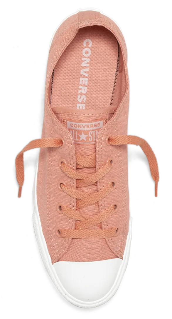 Converse Women's Chuck Taylor All Star Dainty Low Top Desert Peach/ Particle Beige