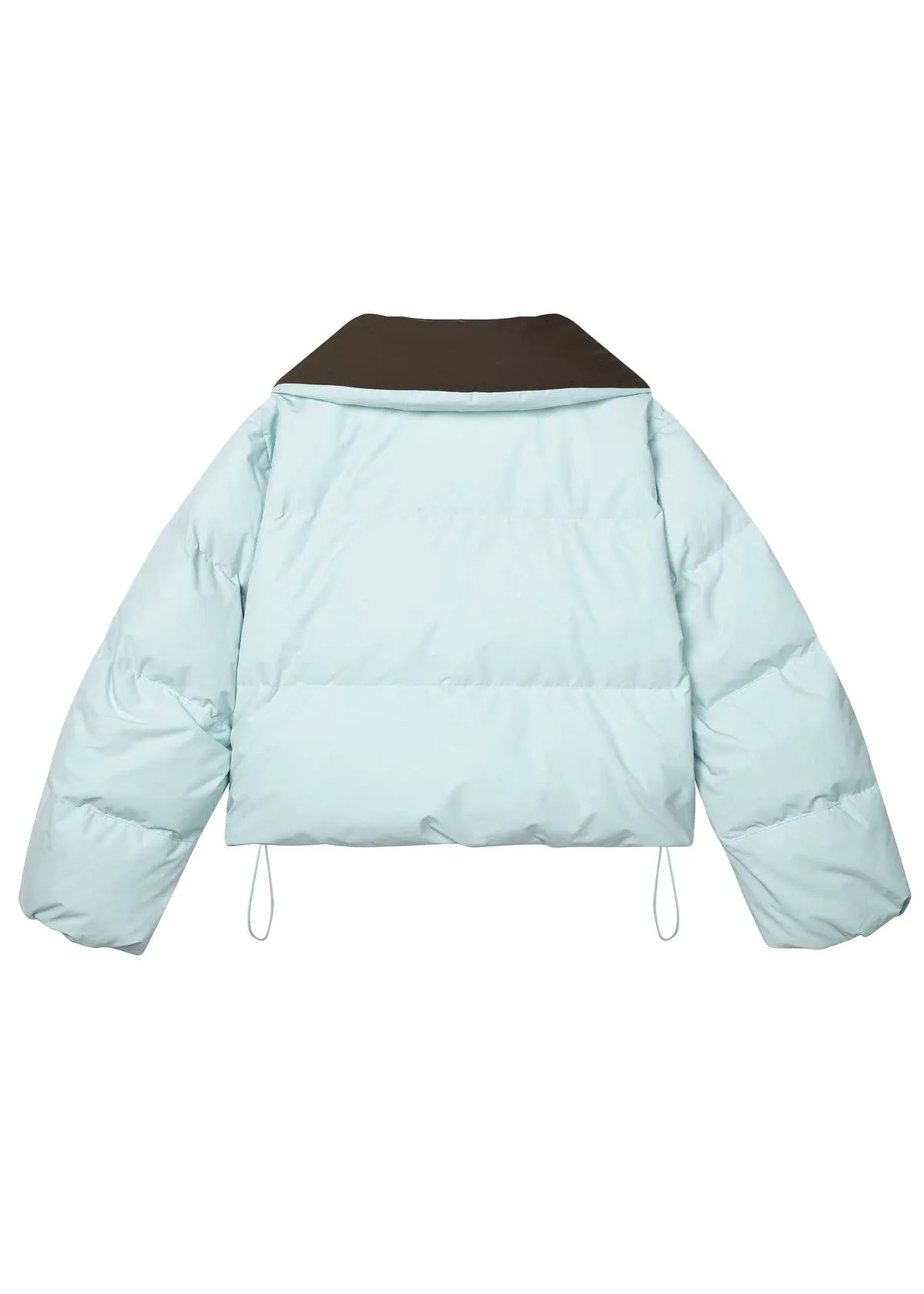 Cropped Down Jacket - Mint