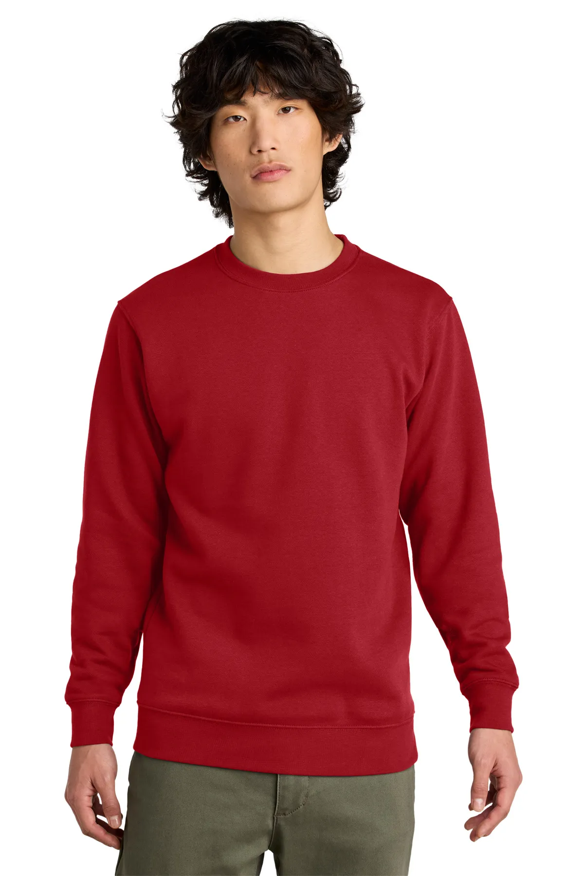 District Clothing DT6104 District   V.I.T.  Fleece Crew SKU: DT6104