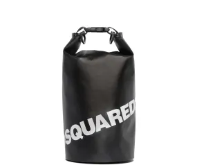 Dsquared2 Logo Printed Open-Top Shoulder Bag