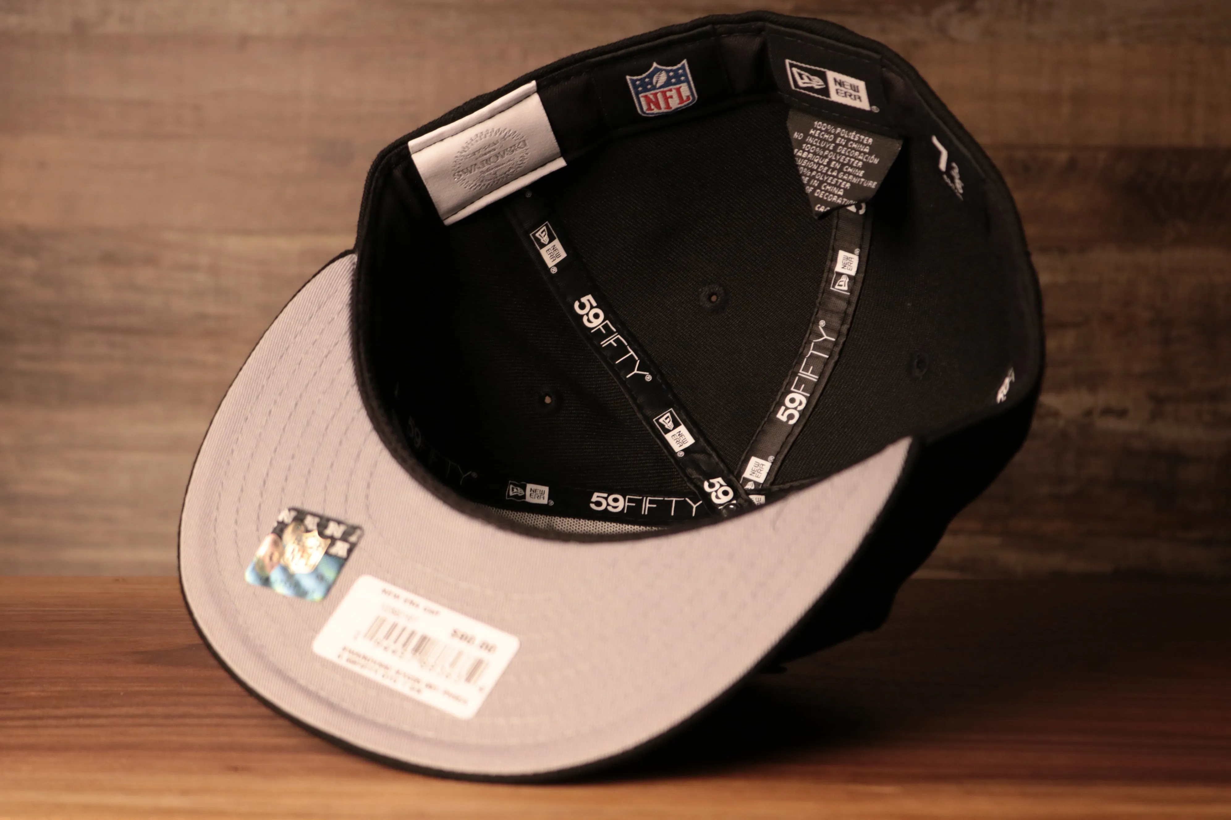 Eagles Fitted Cap | Philadelphia Eagles Swarovski Black Fitted Hat