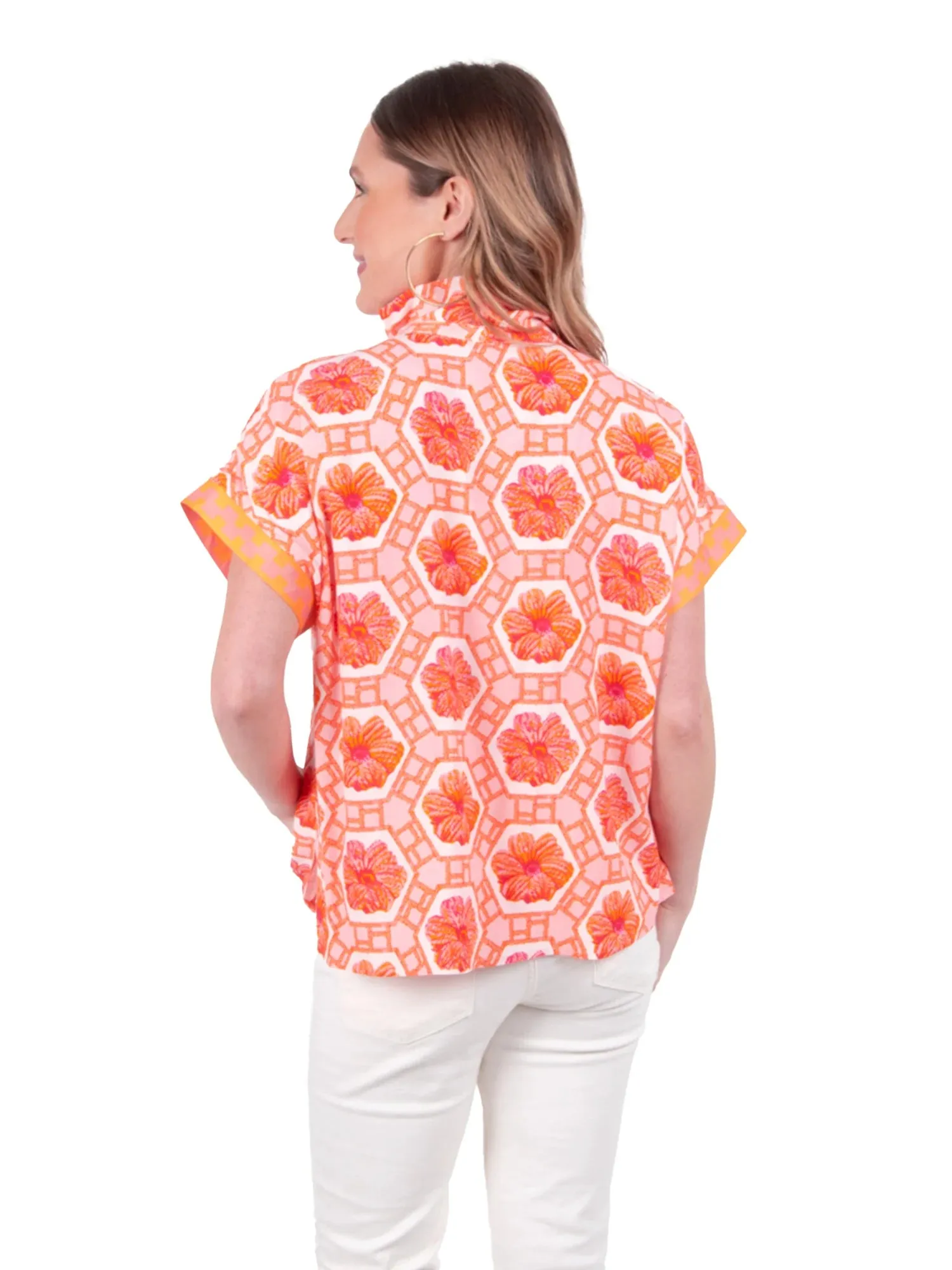 Emily McCarthy Poppy Top - Floral Crochet