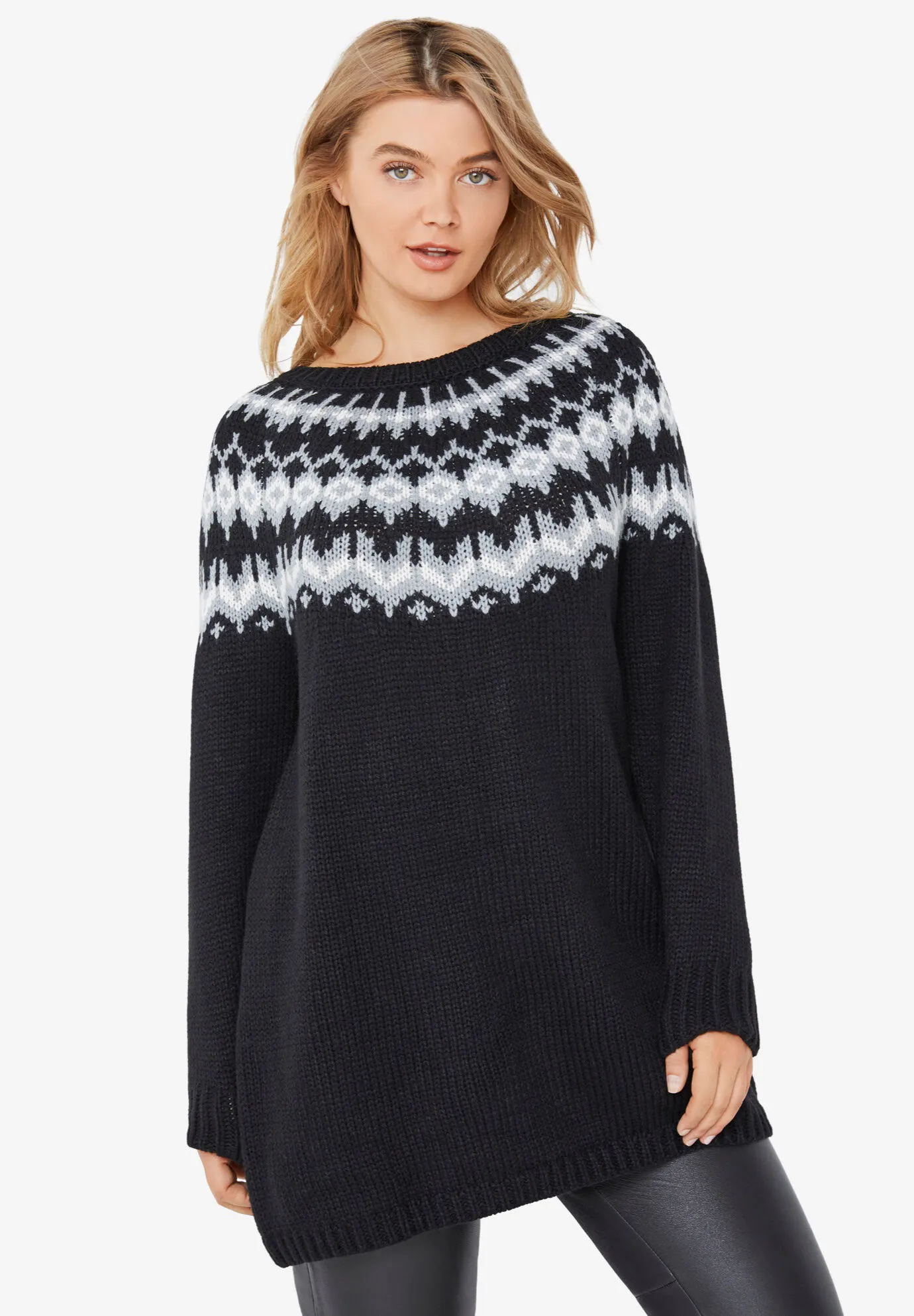 Fair Isle Sweater Tunic