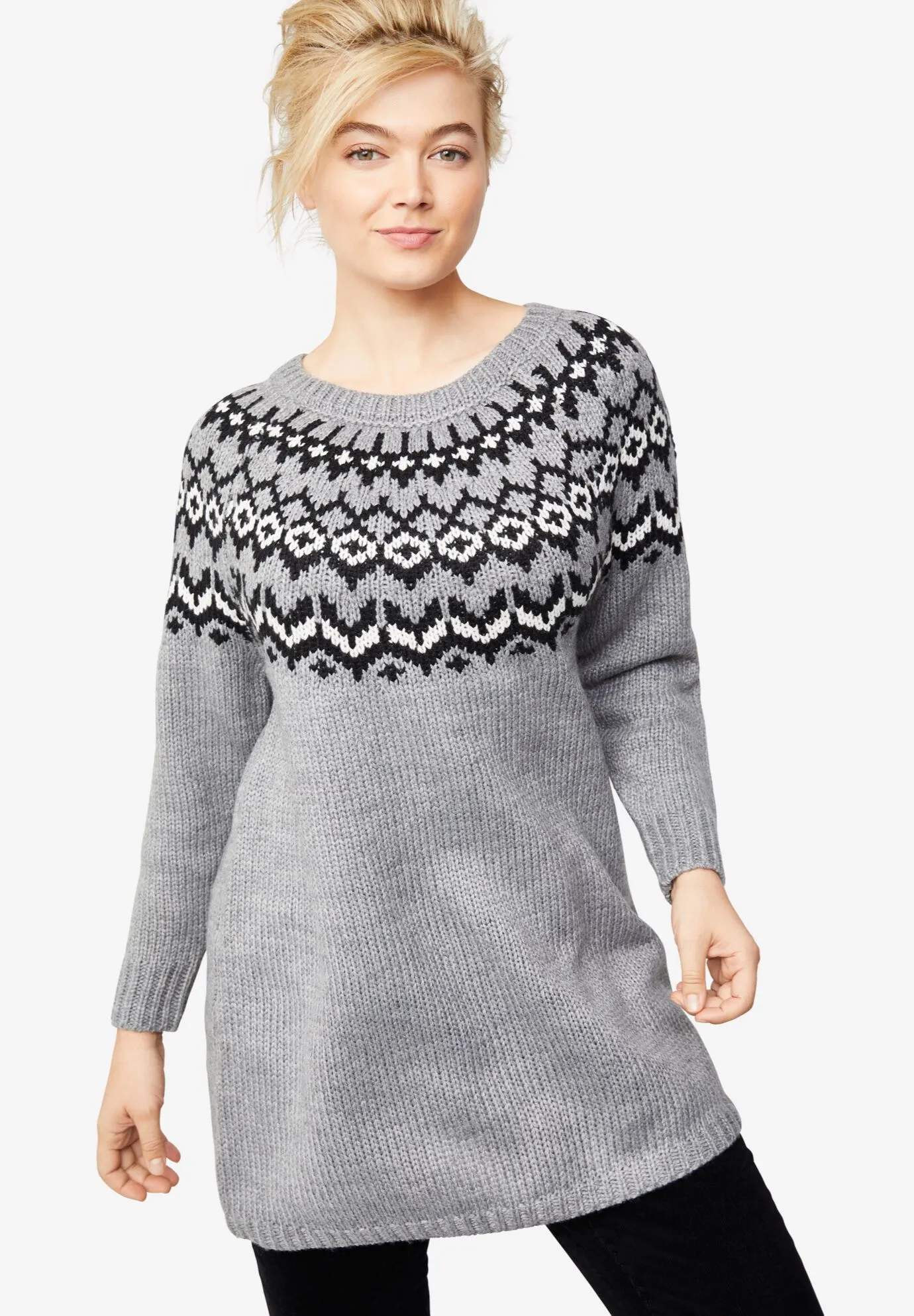 Fair Isle Sweater Tunic