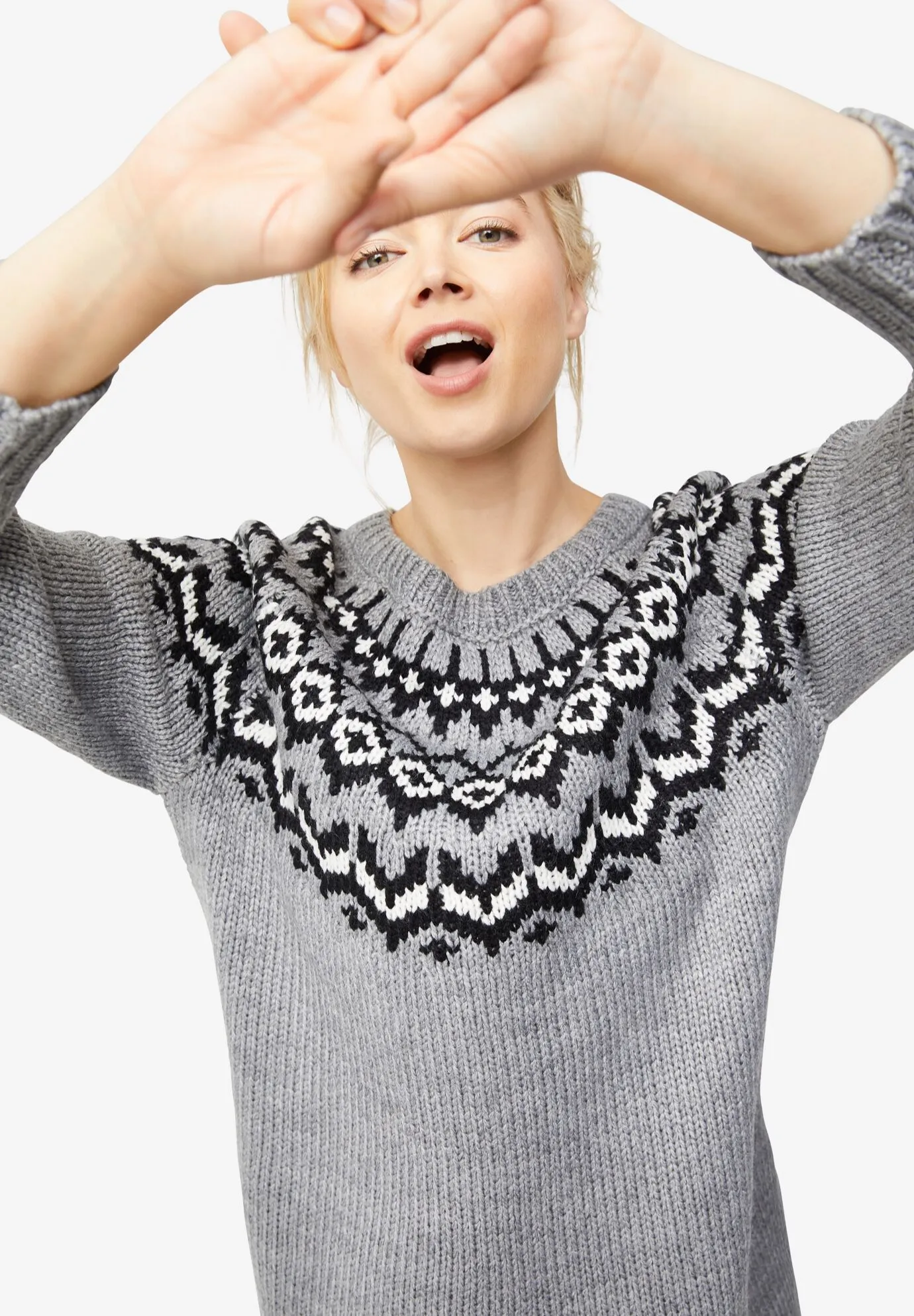 Fair Isle Sweater Tunic