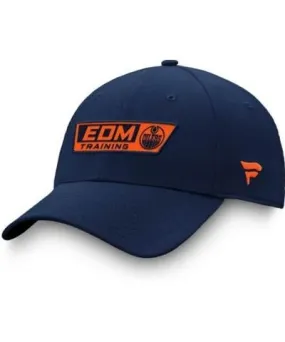 Fanatics Men's NHL Fanatics Edmonton Oilers Authentic Pro Training Camp Practice Flex Hat