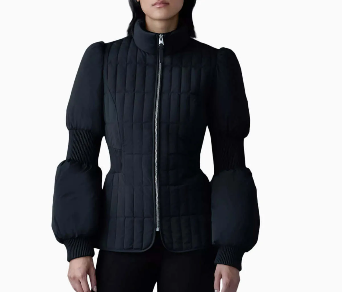 Felicia Quilted Down Jacket - Black