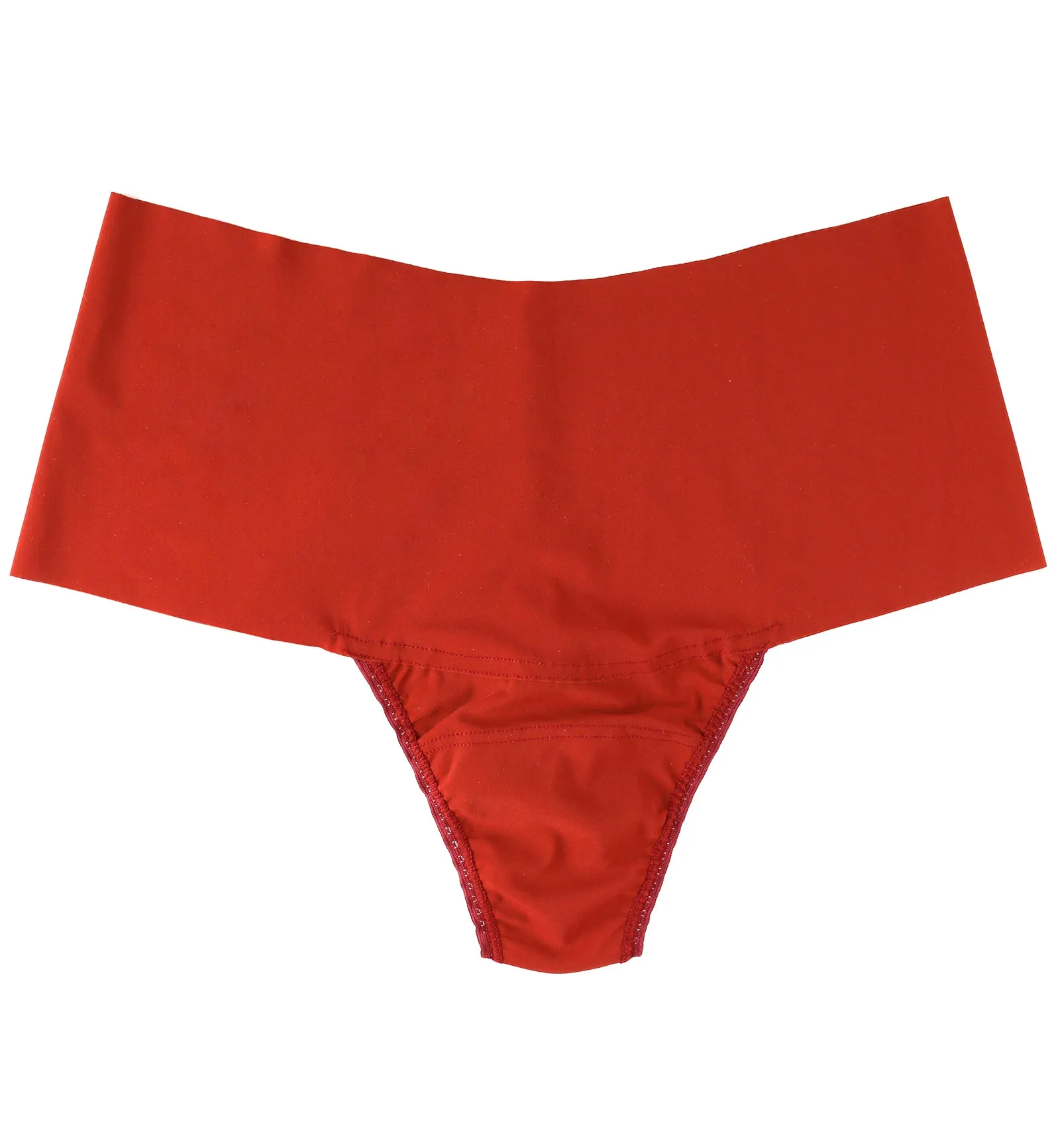 Hanky Panky BreatheSoft Hi-Rise Thong (6J1921B) - Dark Persimmon