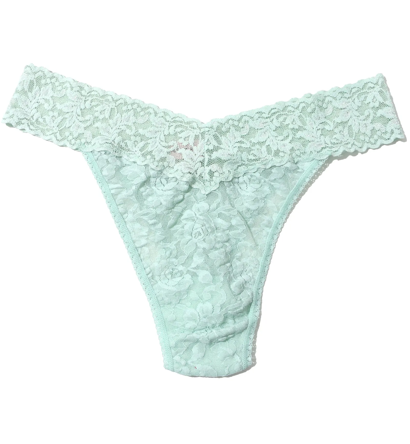 Hanky Panky Signature Lace Original Rise Thong (4811P) - Low Tide