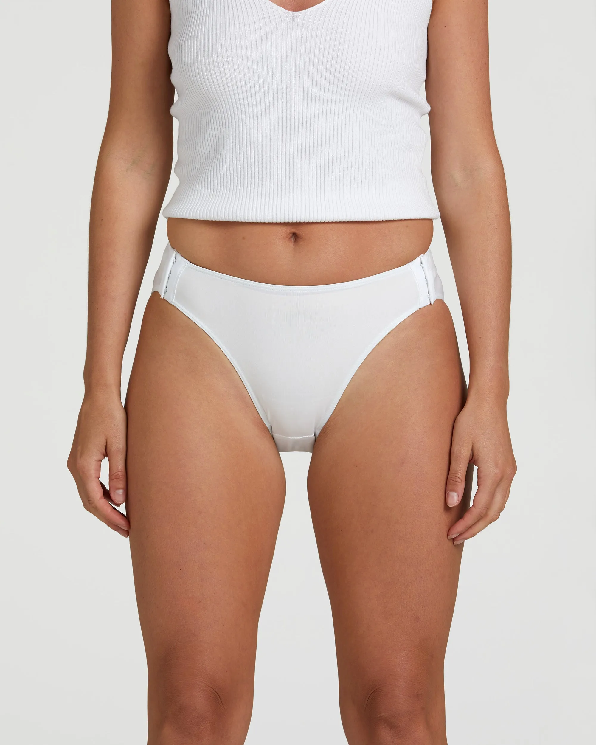 High Waisted Panty (Womens) - White