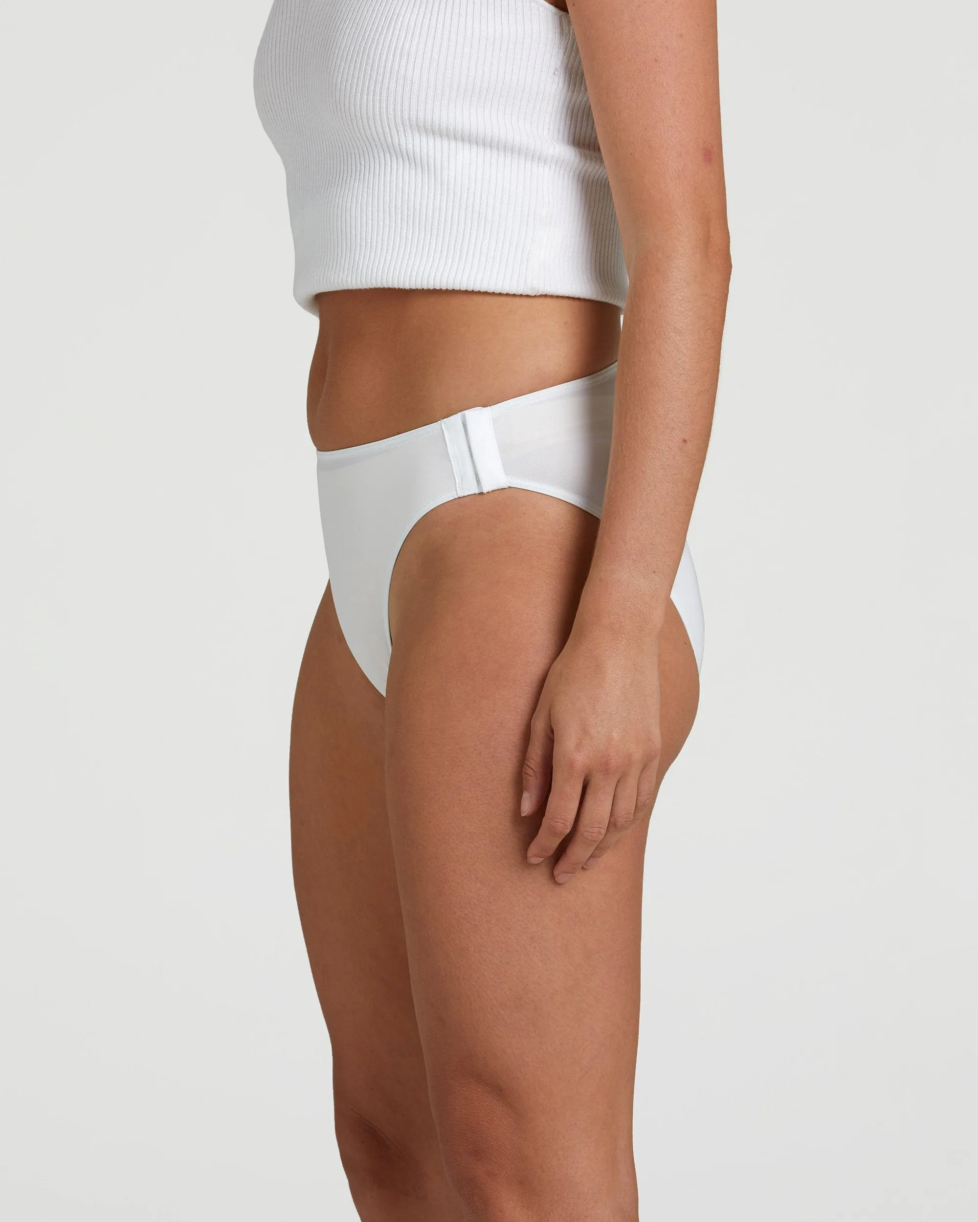 High Waisted Panty (Womens) - White