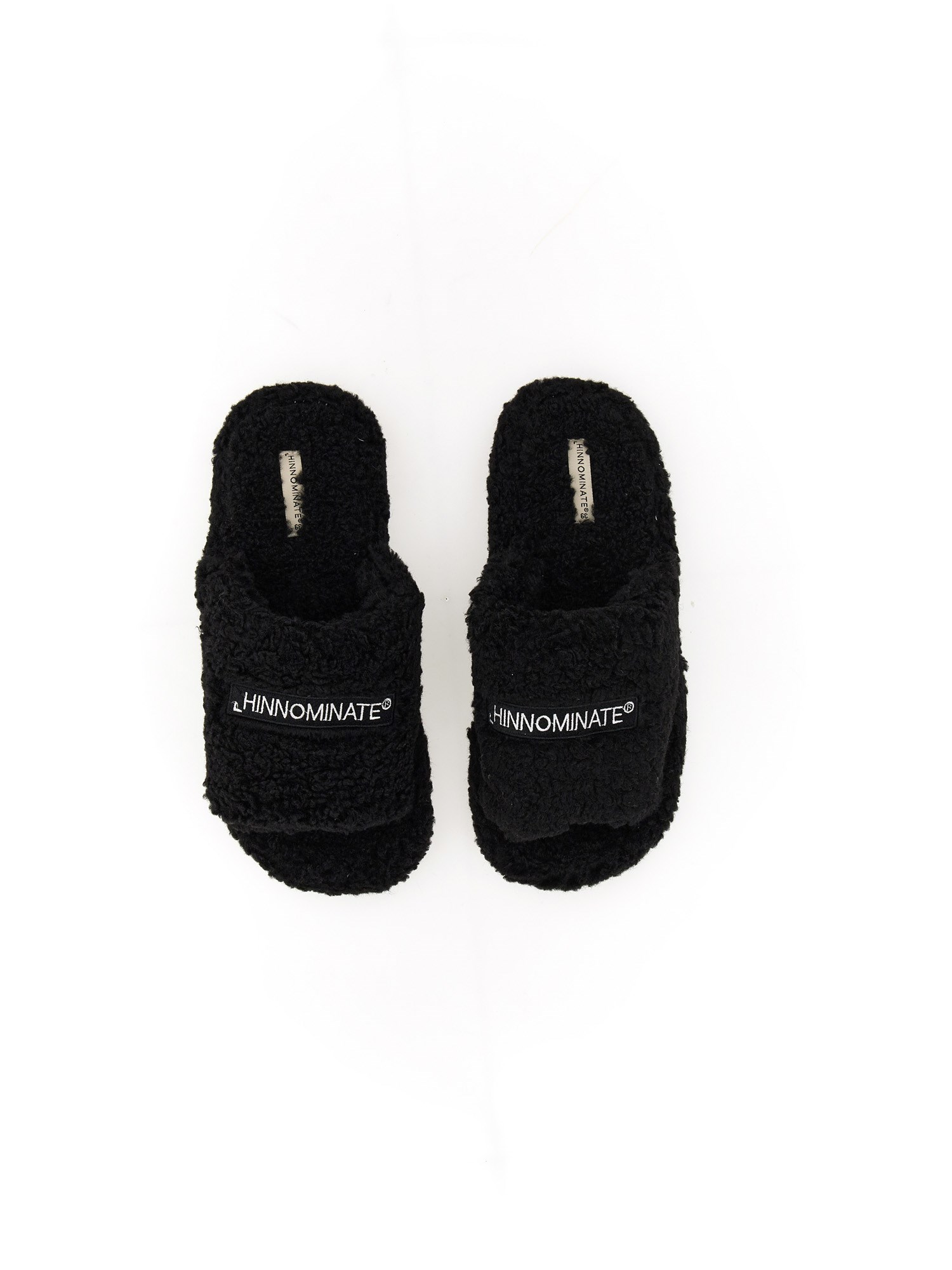 HINNOMINATE    ECOFUR SLIPPER WITH LOGO