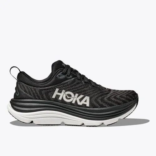 Hoka Gaviota 5 Black / White  Forget what you thought you knew about stability shoes. The Gaviota 5’s new stabilising H-Frame™ h