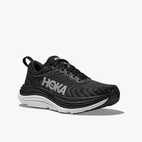 Hoka Gaviota 5 Black / White  Forget what you thought you knew about stability shoes. The Gaviota 5’s new stabilising H-Frame™ h