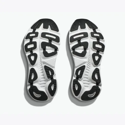 Hoka Gaviota 5 Black / White  Forget what you thought you knew about stability shoes. The Gaviota 5’s new stabilising H-Frame™ h