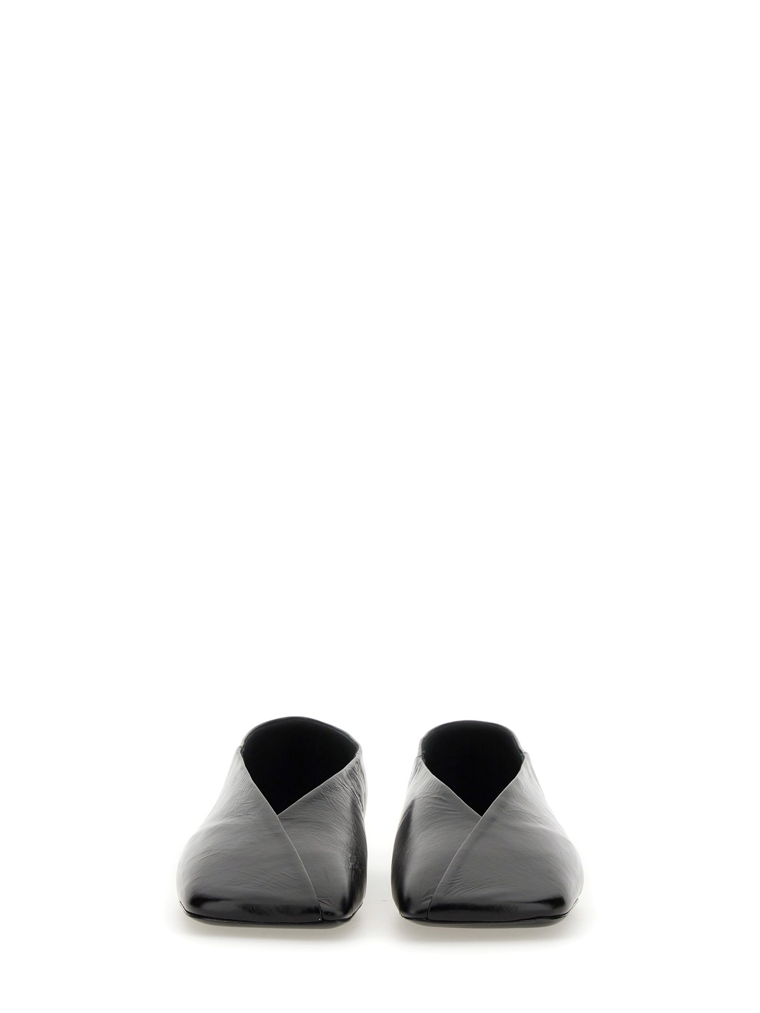 JIL SANDER    LEATHER SLIPPER